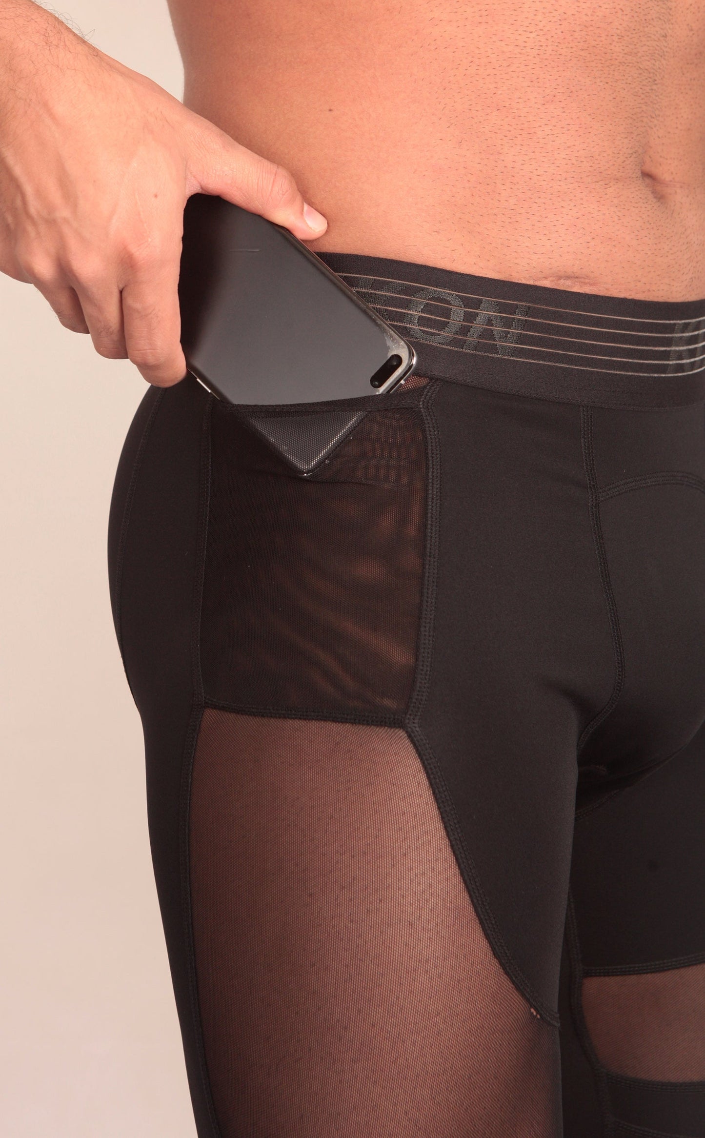 KINKON Paneled mesh Tights