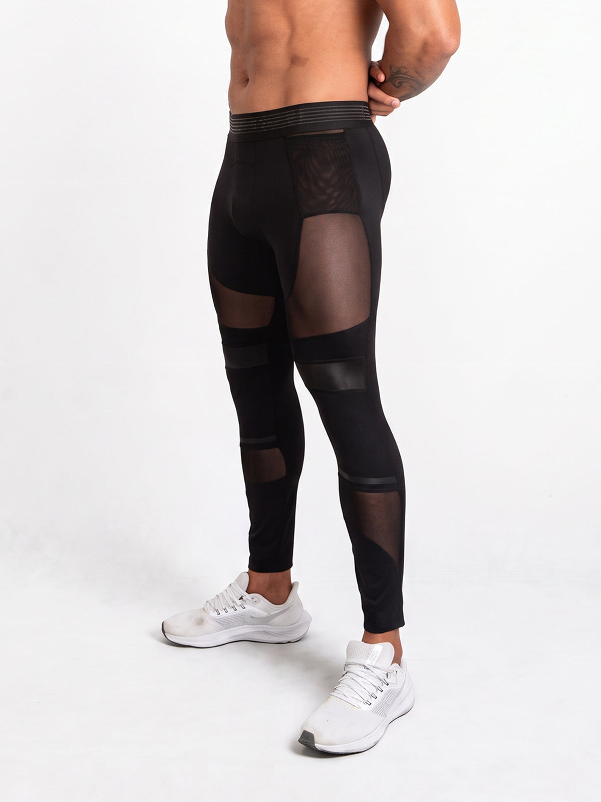 KINKON Paneled mesh Tights