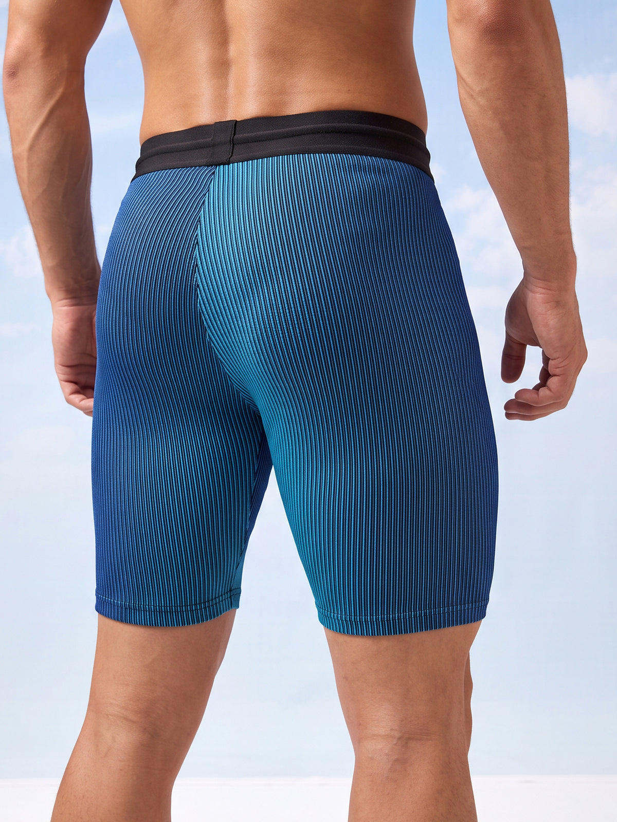 KINKON Neon Compression Ribbed Shorts