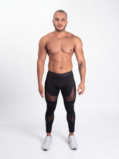 KINKON Paneled mesh Tights