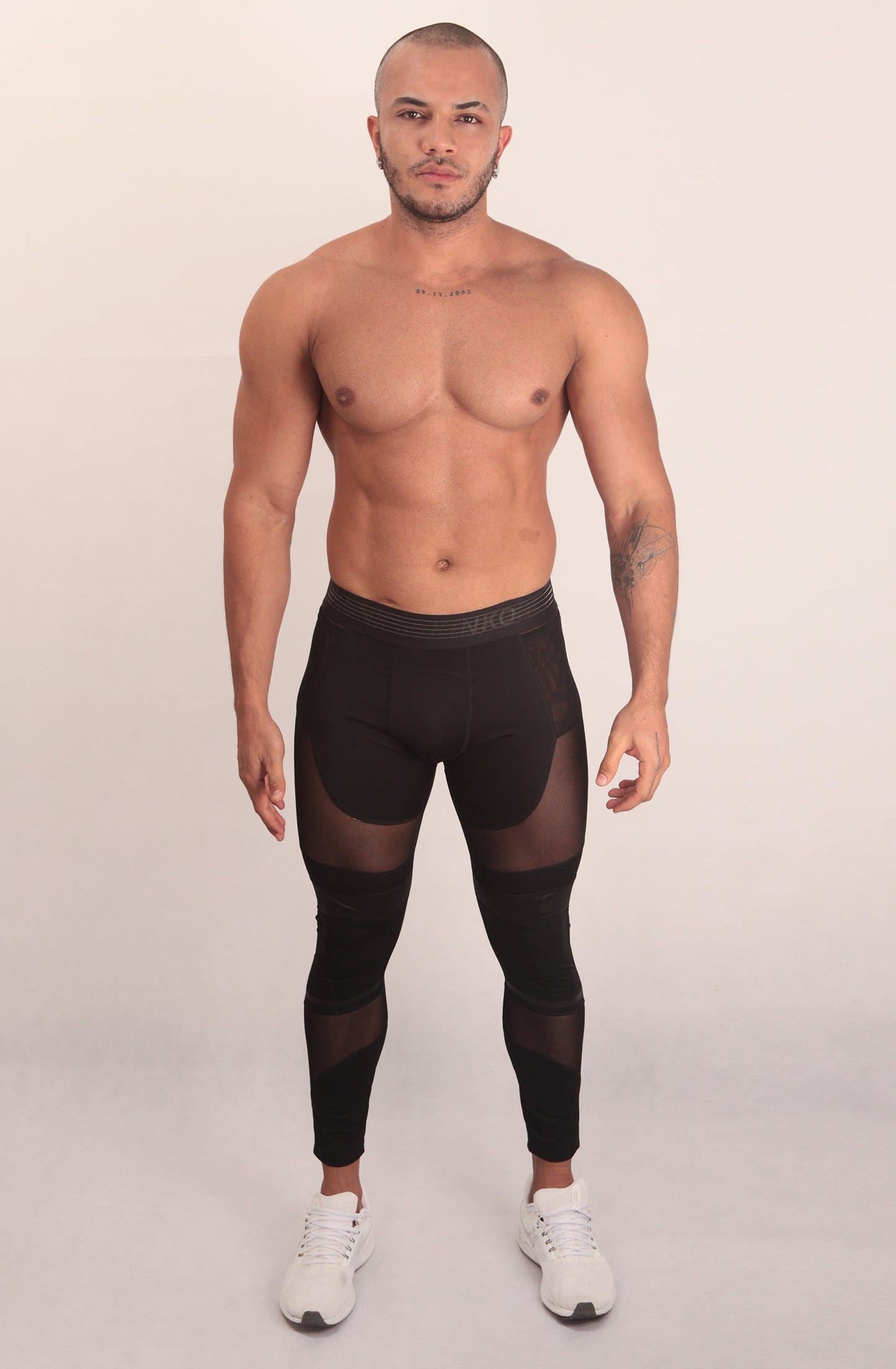 KINKON Paneled mesh Tights