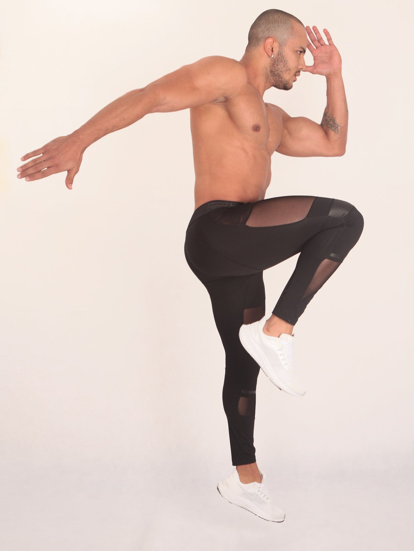 KINKON Paneled mesh Tights